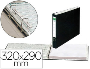 CARPETA PAPEL CONTINUO ELBA CARTON FORRADO 320X290 MM -10″-LOMO DE 80 MM