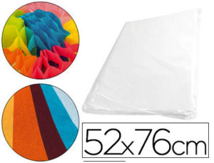 PAPEL SEDA 52X76 CM 18 GR BLANCO -PAQUETE DE 500 HOJAS