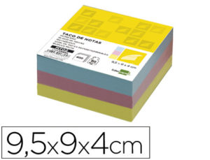 RECAMBIO LIDERPAPEL MULTITACO COLORES TAMAÑO 95X90X40 MM