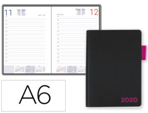 AGENDA ENCUADERNADA LIDERPAPEL SIFNOS A6 2020 DIA PAGINA COLORES SURTIDOS PAPEL 70 GR