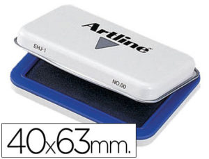 TAMPON ARTLINE Nº 00 AZUL -40X63 MM