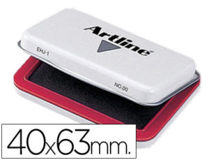 TAMPON ARTLINE Nº 00 ROJO -40X63 MM