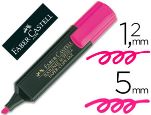ROTULADOR FABER FLUORESCENTE 48-28 ROSA