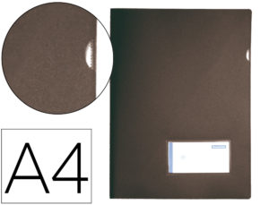 CARPETA LIDERPAPEL DOSSIER A4 U ERO NEGRO OPACO
