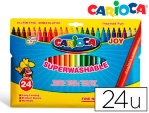 ROTULADOR CARIOCA JOY CAJA DE 24 COLORES