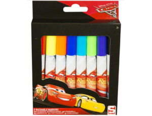 ROTULADOR CARS 3 LAVABLE CAJA DE 8 UNIDADES COLORES SURTIDOS