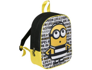 CARTERA ESCOLAR MINIONS NIÑO 3D MOCHILA 32X26X10 CM