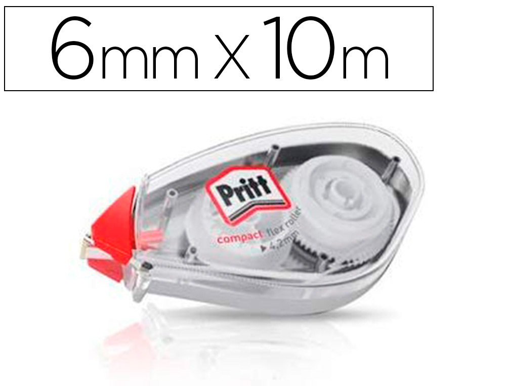 CORRECTOR PRITT ROLLER COMPACT 6 MM X 10 M