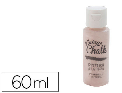 PINTURA ACRILICA VINTAGE CHALK EFECTO TIZA ROSA CUARZO VC-09 BOTE DE 60 ML