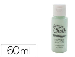 PINTURA ACRILICA VINTAGE CHALK EFECTO TIZA VERDE MENTA VC-14 BOTE DE 60 ML