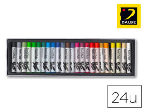 LAPICES PASTEL OLEO DALBE CAJA 24 COLORES SURTIDOS
