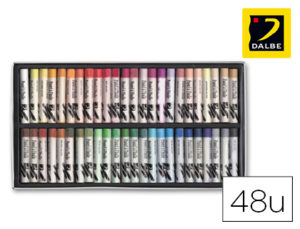 LAPICES PASTEL OLEO DALBE CAJA 48 COLORES SURTIDOS