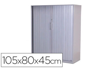 ARMARIO METALICO ROCADA DOS PUERTAS TIPO PERSIANA INCLUYE DOS BALDA SERIE STORE 105X80X45 CM ACABADO AC00