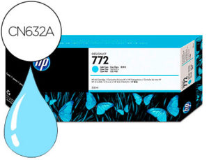 INK-JET HP N.772 DESIGNJET Z5200 / Z5400 CIAN CLARO 300 ML