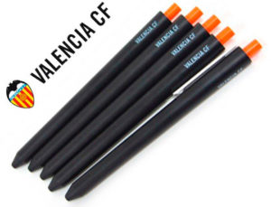 BOLIGRAFO CHALK NEGRO Y NARANJA VALENCIA CF