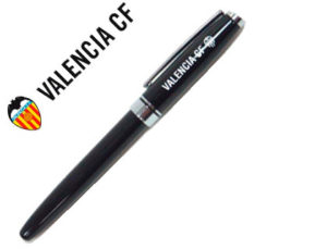 BOLIGRAFO ROLLER METAL NEGRO VALENCIA CF