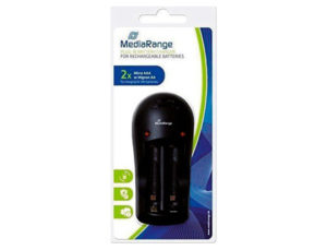 CARGADOR MEDIARANGE PARA PILAS RECARGABLE NI-MH CARGA 2 PILAS TIPO AA / AAA