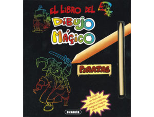 CUADERNO DE COLOREAR SUSAETA EL LIBRO DEL DIBUJO MAGICO PIRATAS 48 PAGINAS 20,5X21,7 CM