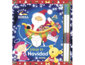 CUADERNO DE COLOREAR SUSAETA DIBUJA EN NAVIDAD CON ROTULADORES 14 PAGINAS 29,5X32 CM