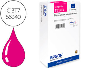 INK-JET EPSON T7563 WF-8090 / 8510 / 8590 MAGENTA 1500 PAGINAS