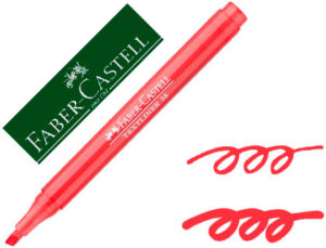 ROTULADOR FABER FLUORESCENTE TEXTLINER 38 ROJO