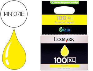 INK-JET LEXMARK 100XL PRO 205 / S305 / 405 / 505 / 605 / 815 AMARILLO 600 PAG