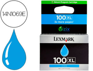 INK-JET LEXMARK 100XL PRO 205 / S305 / 405 / 505 / 605 / 815 CIAN 600 PAG