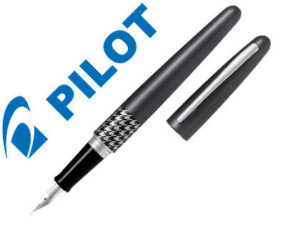 PLUMA PILOT URBAN MR RETRO POP GRIS CON ESTUCHE Y BOLSA