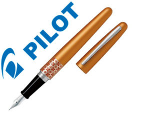 PLUMA PILOT URBAN MR RETRO POP NARANJA CON ESTUCHE Y BOLSA