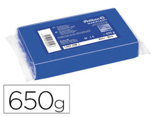 PLASTILINA PELIKAN NAKIPLAST 681 AZUL 650 GR