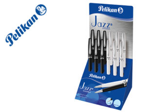 BOLIGRAFO PELIKAN JAZZ ELEGANCE EXPOSITOR DE 12 UNIDADES + ESTUCHE DE REGALO