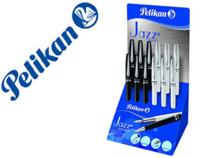 EXPOSITOR PELIKAN JAZZ ELEGANCE MIX 6 BOLIGRAFOS + 6 PLUMAS