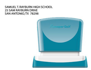 SELLO X’STAMPER QUIX PERSONALIZABLE COLOR NEGRO MEDIDAS 14X60 MM Q-14