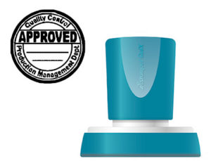 SELLO X’STAMPER QUIX PERSONALIZABLE COLOR NEGRO REDONDO DIAMETRO 38 MM Q-53