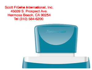 SELLO X’STAMPER QUIX PERSONALIZABLE COLOR ROJO MEDIDAS 28X78 MM Q-24