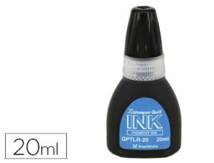 TINTA X’STAMPER QUIX PARA SELLOS NEGRA BOTE DE 20 ML