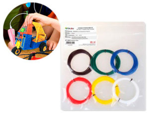 FILAMENTO 3D COLIDO PEN LT PLA 1,75 MM PACK COLORES SURTIDOS AMARILLO AZUL BLANCO NEGRO ROJO VERDE