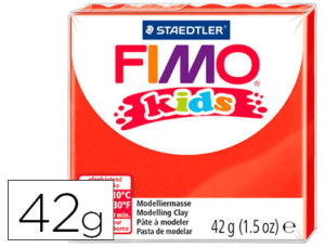 PASTA STAEDTLER FIMO KIDS 42 GR COLOR ROJO