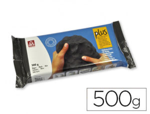 ARCILLA SIO-2 PLUS QUE ENDURECE AL AIRE NEGRO 500 GR