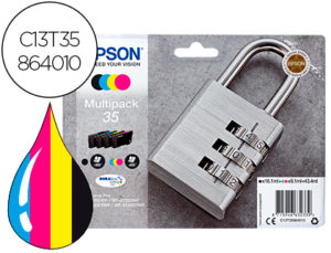 INK-JET EPSON 35 T3586 PRO WF-4720DWF / 4725DWF / 4730DTWF / 4740DTWF MULTIPACK NEGRO AMARILLO CIAN MAGENTA