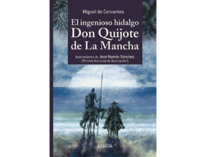 LIBRO ANAYA EL INGENIOSO HIDALGO DON QUIJOTE TAPA CARTONE 1392 PAGINAS 250X170 MM