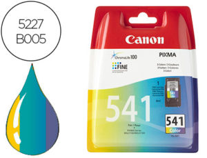 INK-JET CANON CL-541 PIXMA MG2150 / 3150 / 4250 / MX395 / 475 / 525 180 PAG PACK 3 AMARILLO CIAN MAGENTA