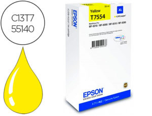 INK-JET EPSON T7554 WORKFORCE PRO WF-8010 / WF-8090 / WF-8090 D3TWC / WF-8510 / WF-8590 / WF-8590 AMARILLO