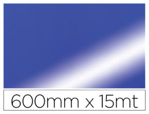 PAPEL FANTASIA COLIBRI DOBLE METALIZADO AZUL BOBINA 600 MM X 15 MT