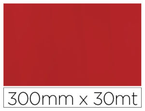 PAPEL FANTASIA COLIBRI SIMPLE MATE ROJO BOBINA 300 MM X 30 MT