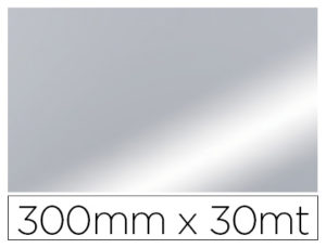 PAPEL FANTASIA COLIBRI SIMPLE METALIZADO PLATA BOBINA 300 MM X 30 MT