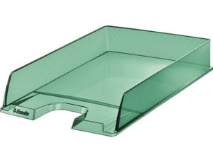 BANDEJA SOBREMESA ESSELTE PLASTICO COLOUR ICE COLOR VERDE 254X61X350 MM