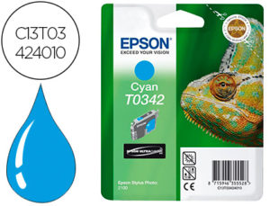 INK-JET EPSON T0342 STYLUS PHOTO 2100 / 2200 CIAN 440 PAGINAS