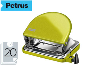 TALADRADOR PETRUS 52 WOW VERDE METALIZADO CAPACIDAD 20 HOJAS EN BLISTER