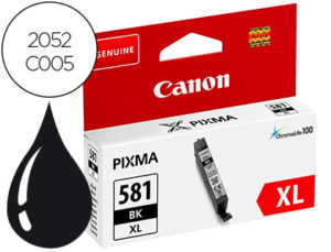 INK-JET CANON 581 XL PIXMA TR8550 / TS6250 / TS8250 / TS9150 / TS9550 NEGRO 2.280 PAG